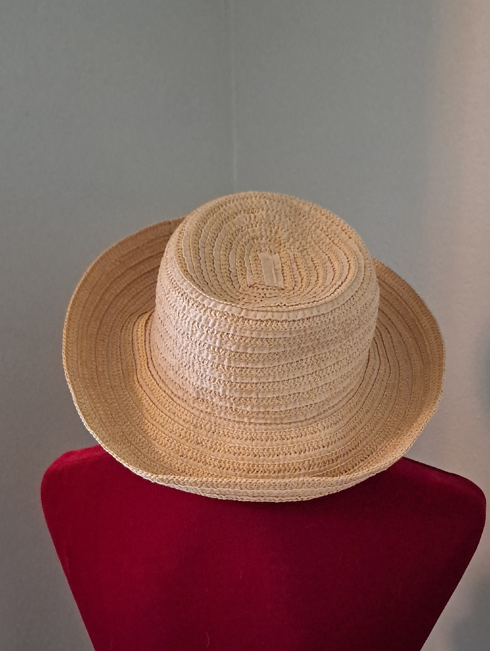 Straw Sun Hat in Natural Beige - Women's Beach Hat